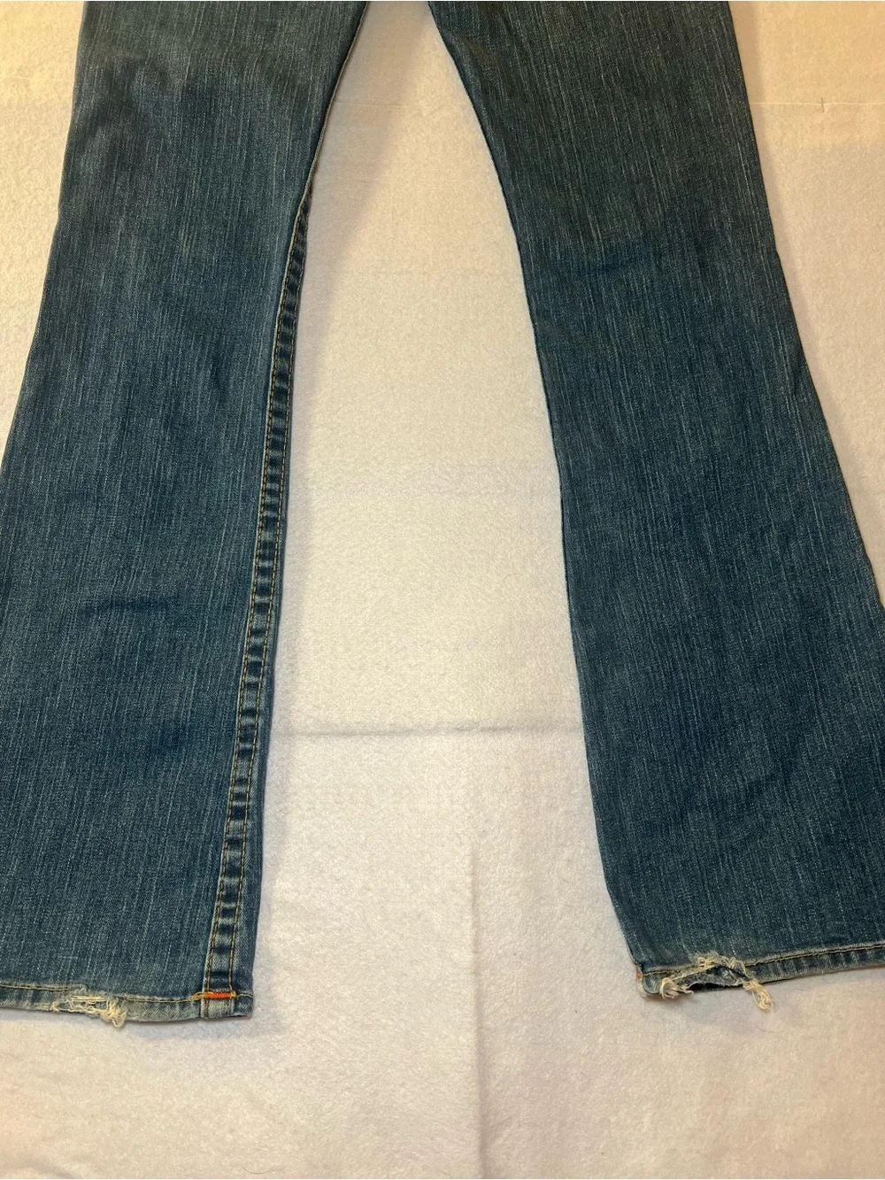 Vintage Women’s True Religion Joey Twisted Distressed Flare Jeans,Indigo Blue,29